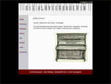 Tablet Screenshot of die-klavierbauerin.de